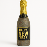 Festive New Year's Eve Champagne Bottle Confetti Popper